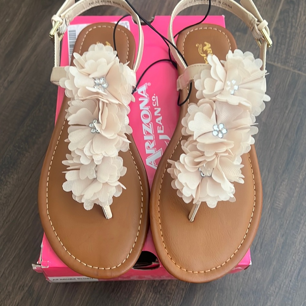 Floral sandals